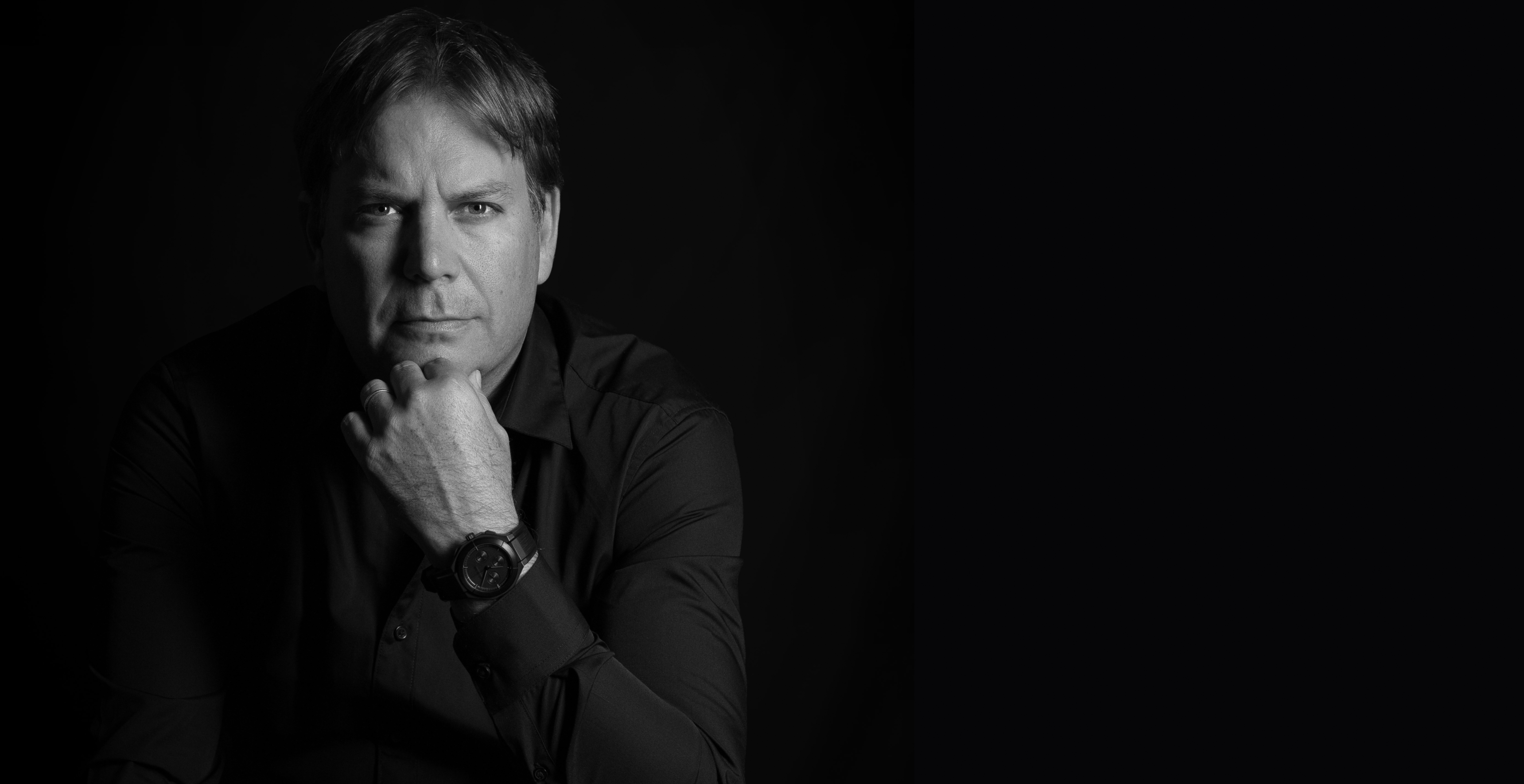 Portrait in black and white